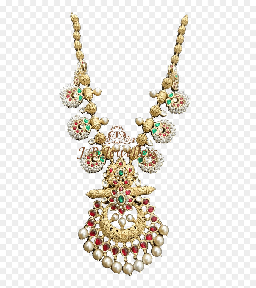 Necklace, HD Png Download - gold ornaments png