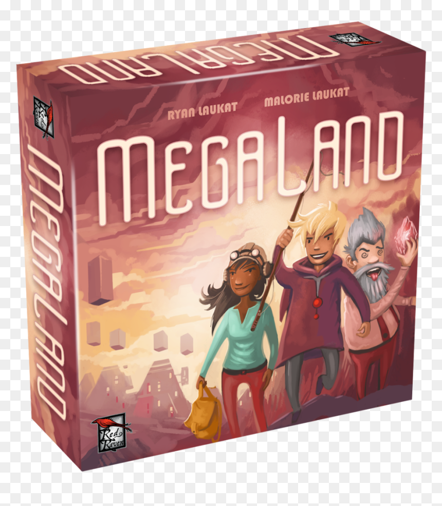 Megaland 3d Box , Png Download - Board Game Megaland, Transparent Png - 3d box png