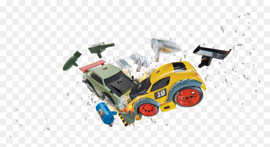 Wreck Royale Toy Car, HD Png Download - crashed car png
