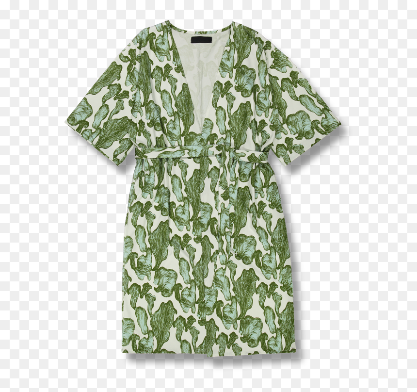 Vimma Kaftan Elsa Dusty Springfield Lila Keltainen - Blouse, HD Png Download - shrooms png