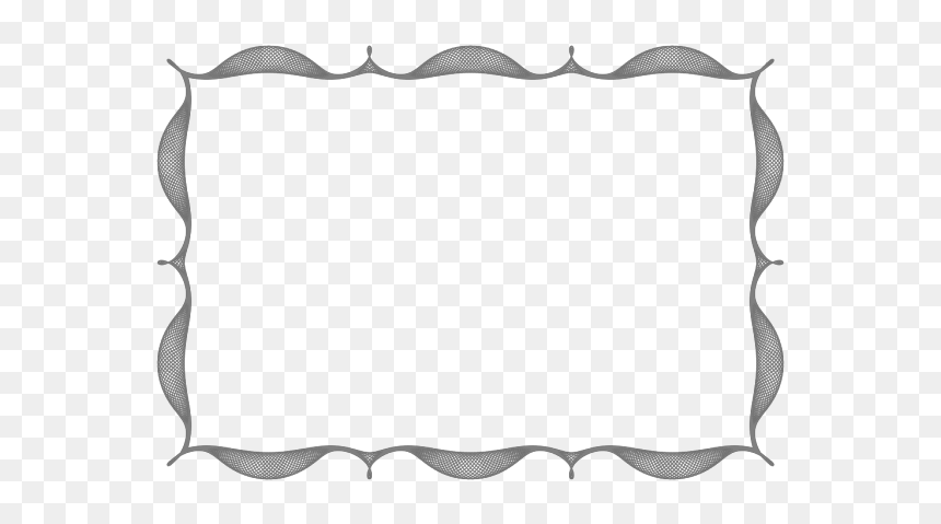 Black Frame Png Clip Art, Transparent Png - filigree frame png