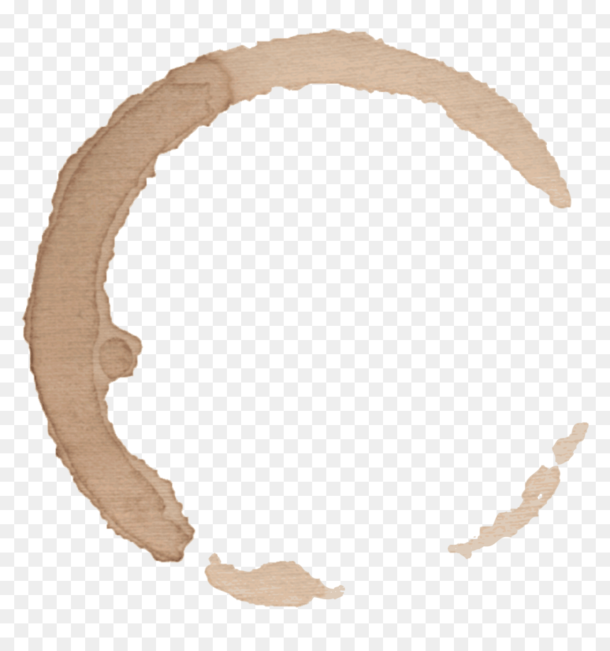 Circle, HD Png Download - coffee cup stain png