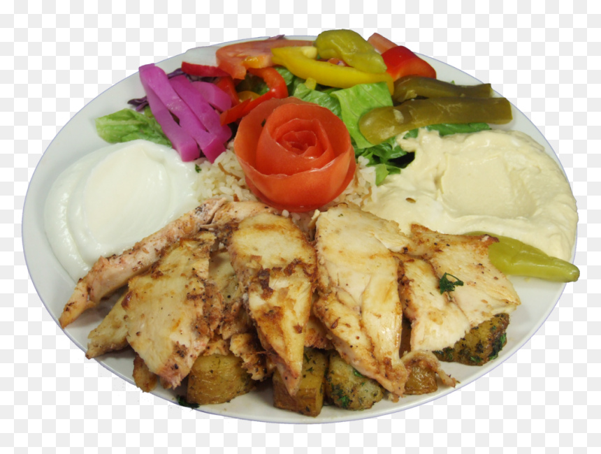 Shawarma Chicken Copy - Platter Shawarma Png, Transparent Png - shawarma png