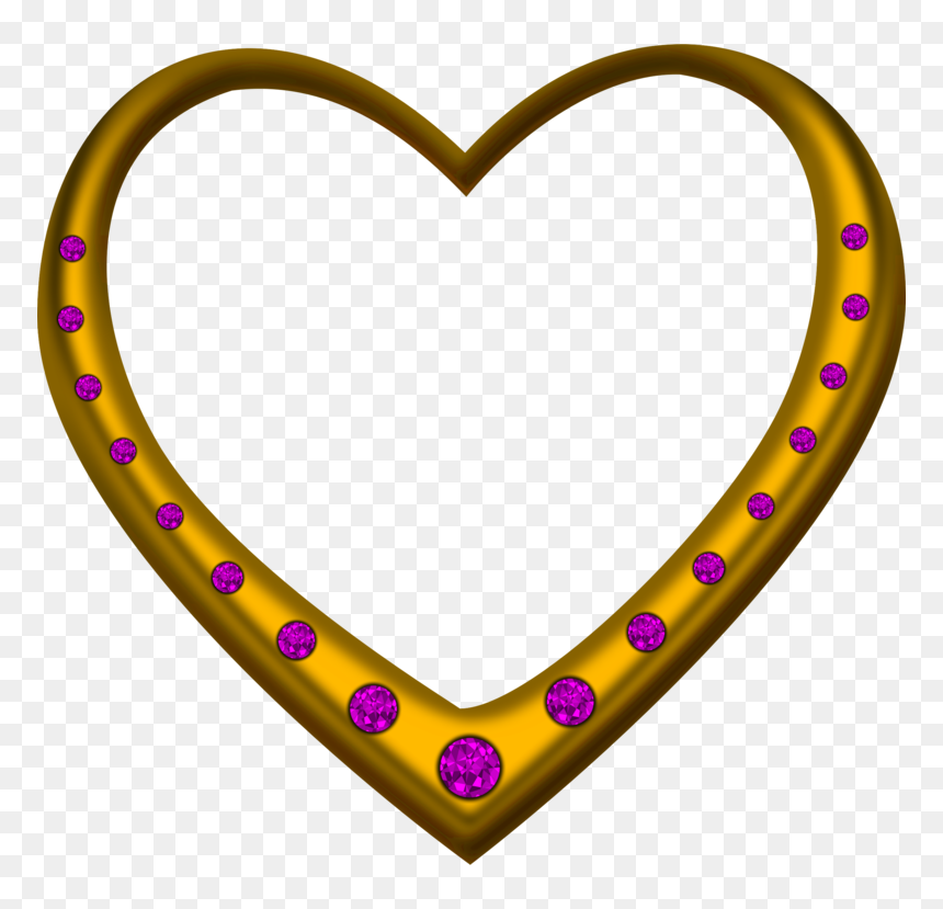 Gold Heart Pendant Gemstone Emerald Diamond - Emerald, HD Png Download - gold diamond png