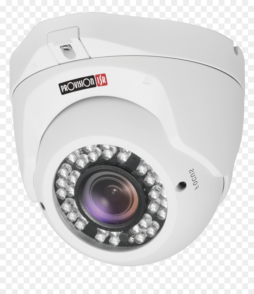Cámara Domo De Lente Varifocal De Infrarrojos De 25m - Provision Isr, HD Png Download - lente de camara png