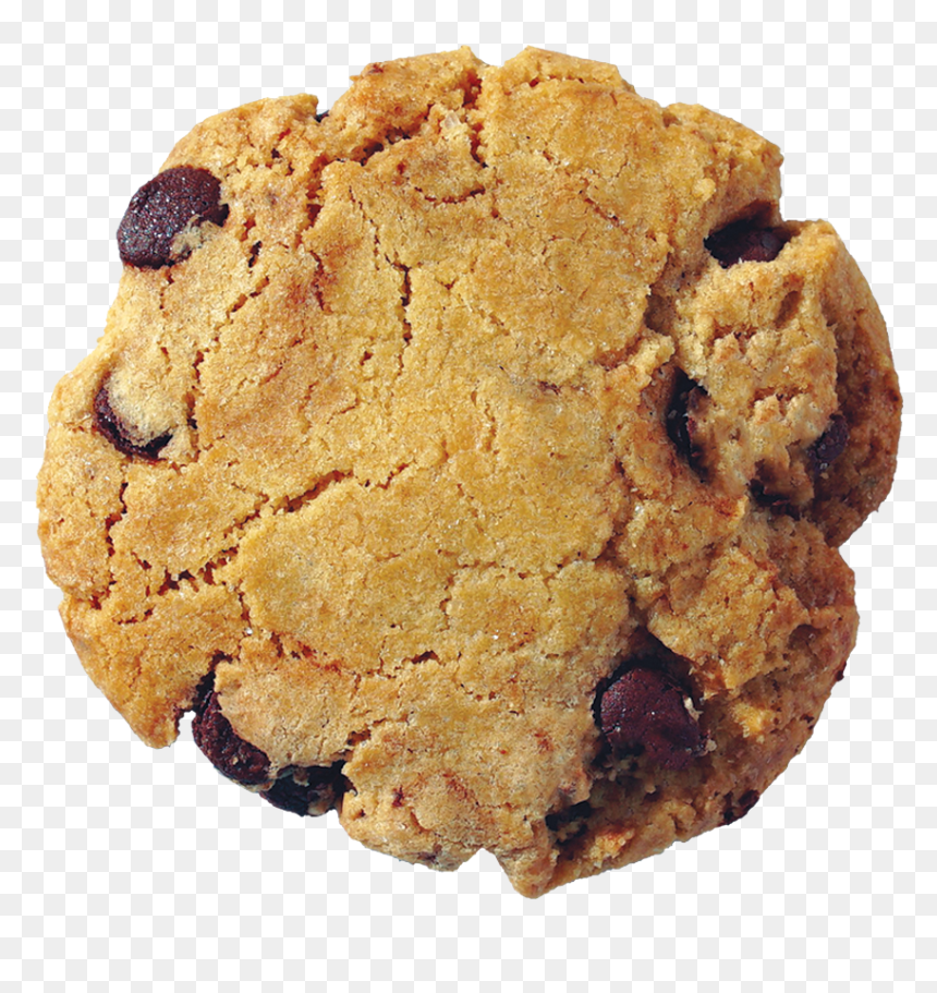 Transparent Peanut Butter Cookie Clipart - Chocolate Chip Cookie, HD Png Download - cartoon cookie png