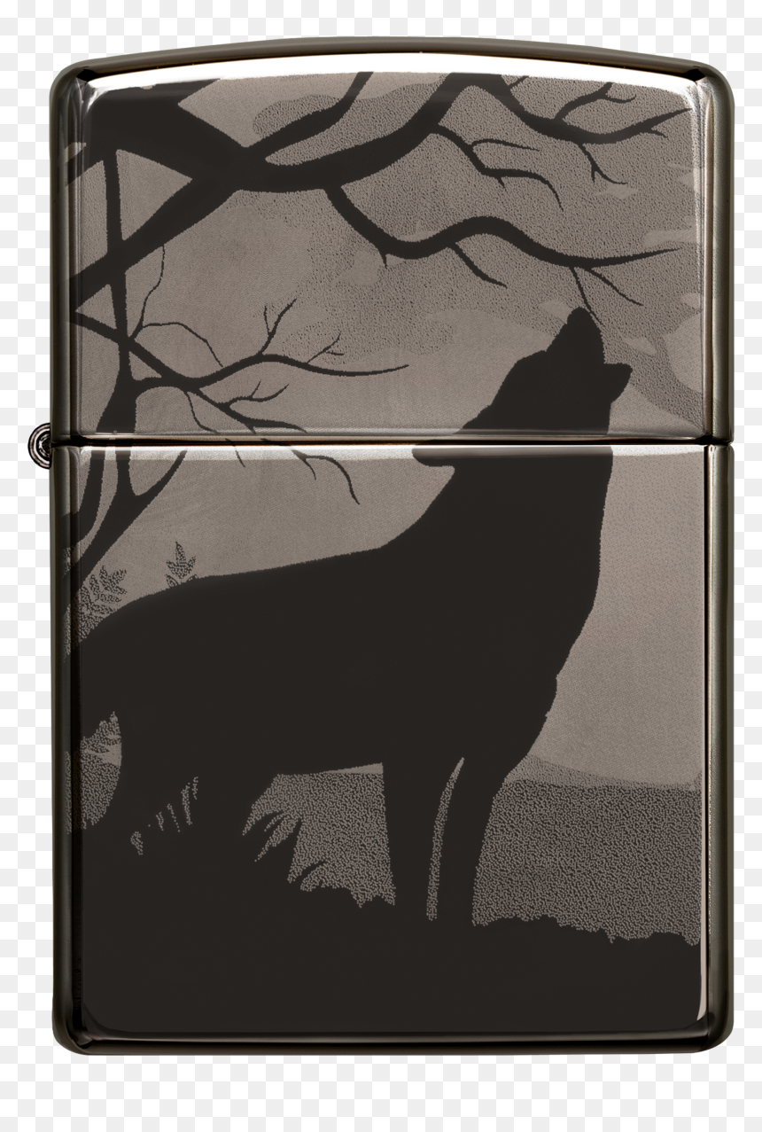 Zippo Lighter Wolf Design, HD Png Download - zippo png