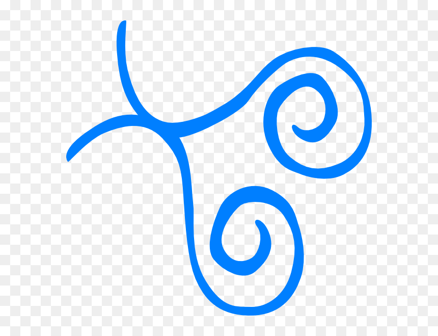 Blue Swirl Frame Bottom Left Corner Clip Art - Clip Art, HD Png Download - corner swirls png