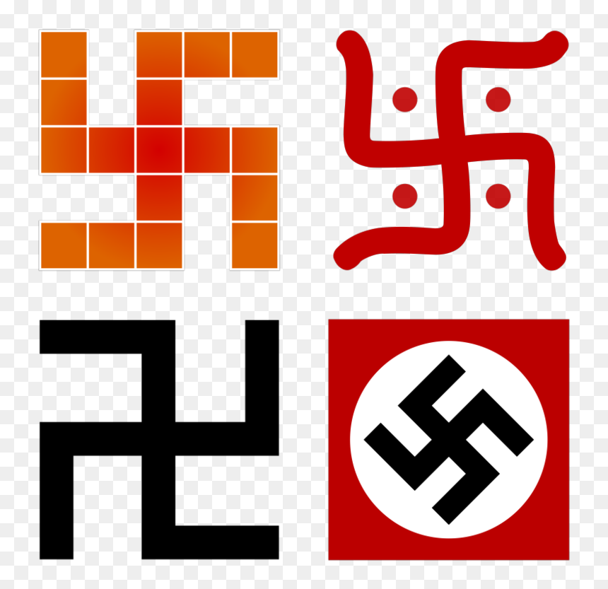The Difference Between The Swastika Used By Religious - Nazi Soviet Pact Clipart, HD Png Download - religious png