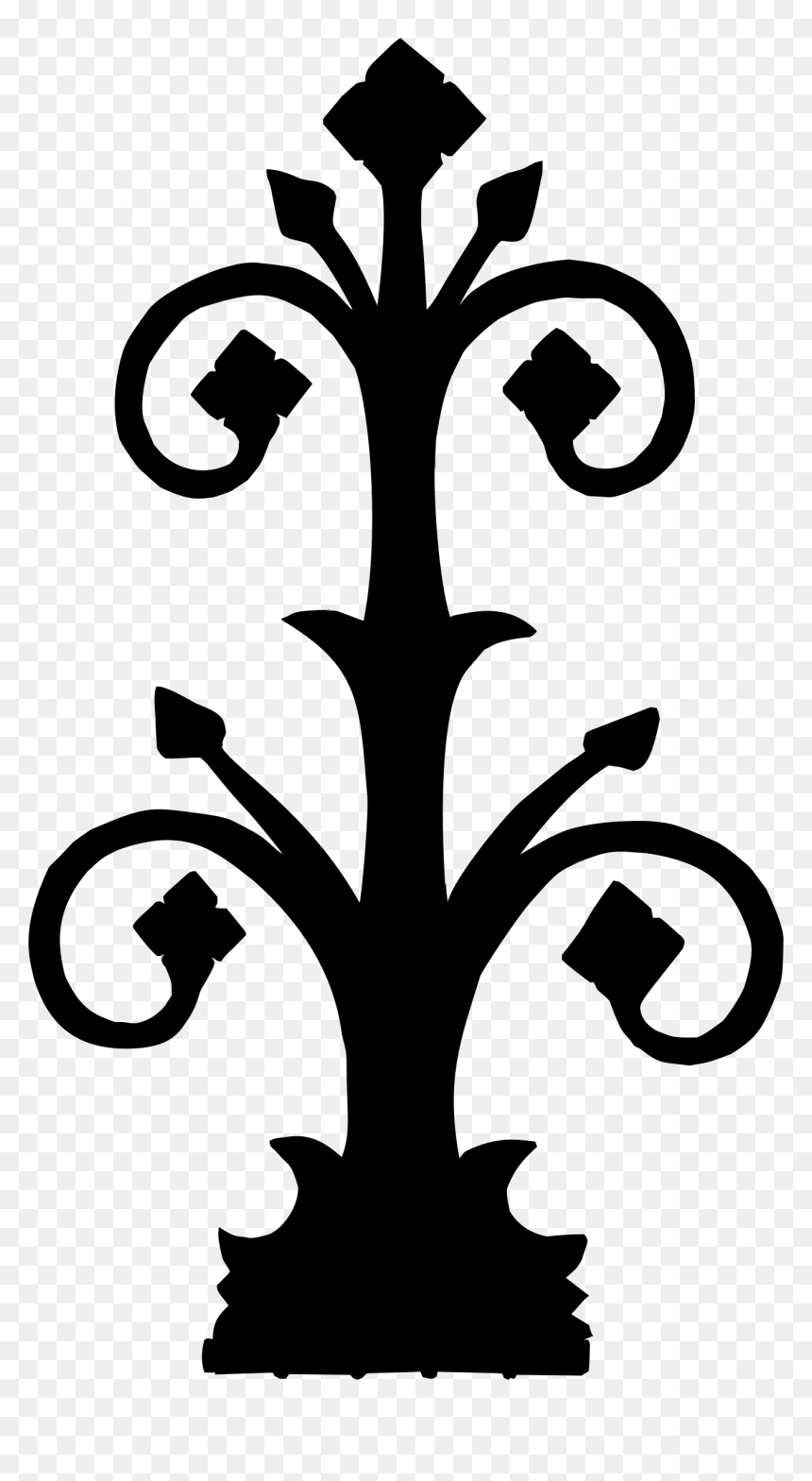 Ornamental Silhouette Clip Arts - Visual Arts, HD Png Download - ornamental png