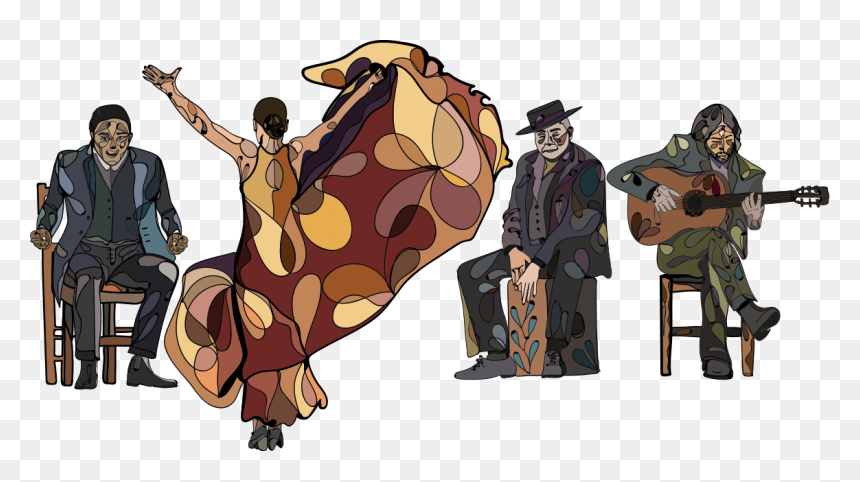 Spain Flamenco Png - Musicius Flamenco Cartoon, Transparent Png - flamenco png