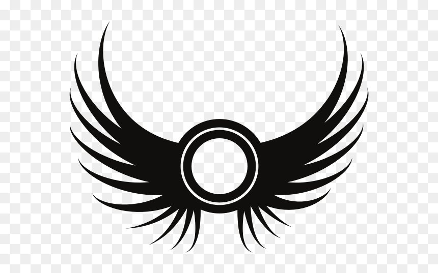 Wings Silhouette Symbol - Illustration, HD Png Download - wings silhouette png
