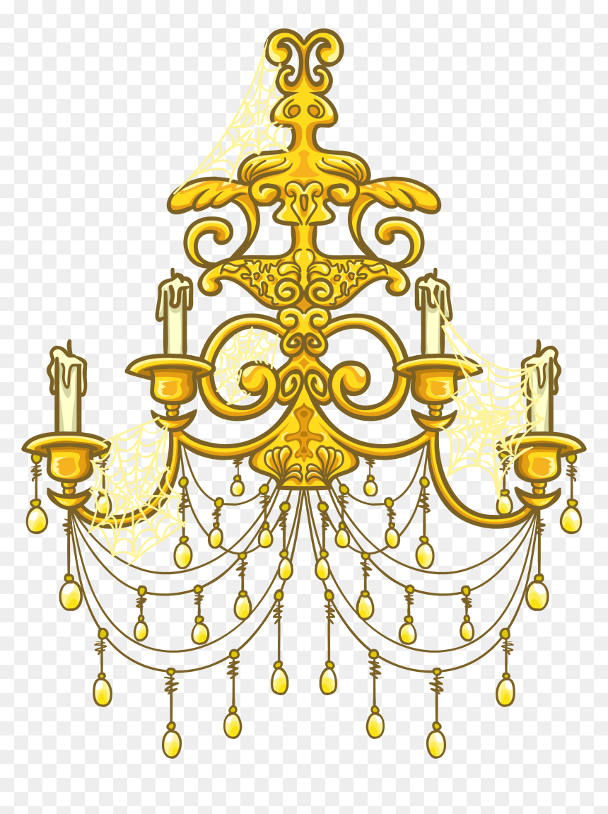 Official Club Penguin Online Wiki - Chandelier Clipart, HD Png Download - gold chandelier png