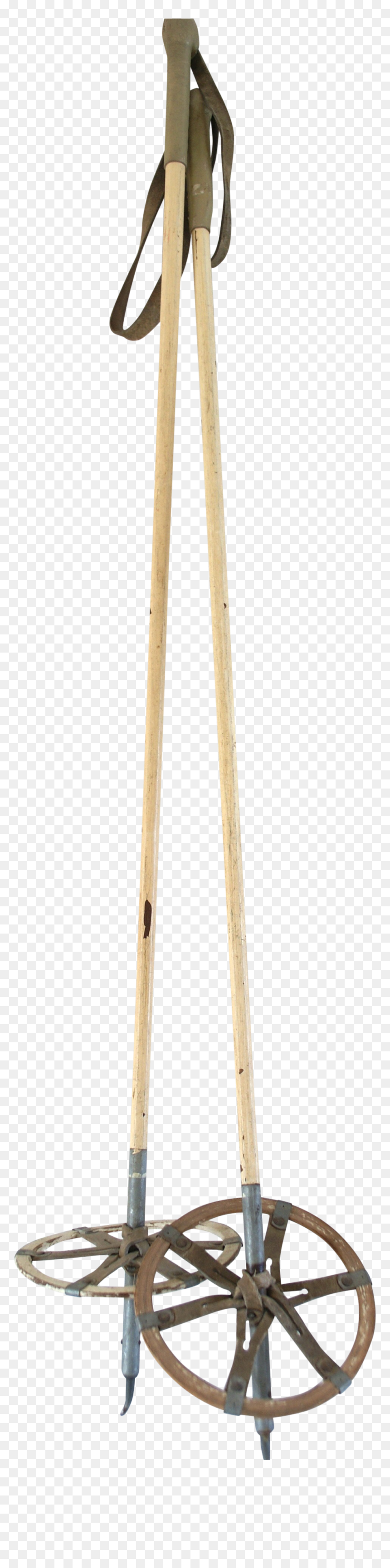 Old Wooden Ski Poles, HD Png Download - wooden pole png