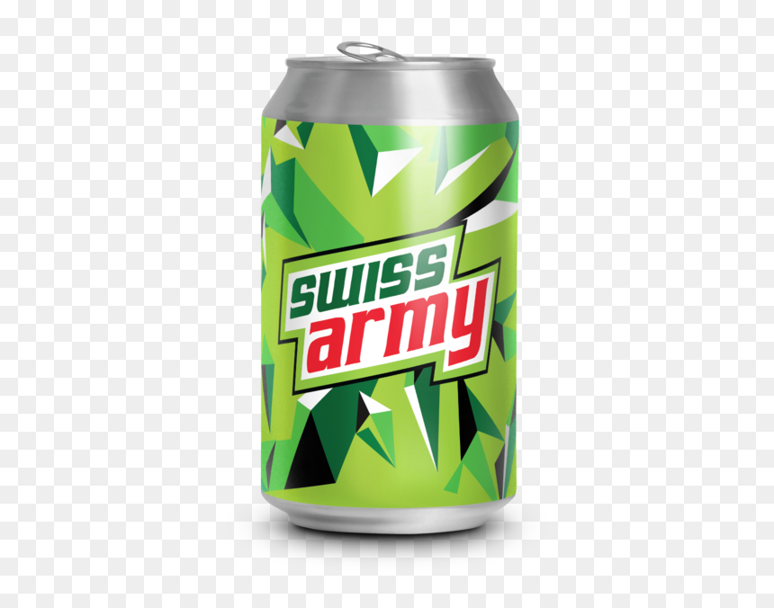 Swissarmymtndewcan - Caffeinated Drink, HD Png Download - swiss army knife png