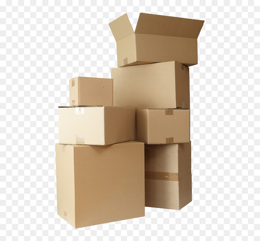 Cajas De Carton Png , Png Download - Boxes And Tape, Transparent Png - cajas png