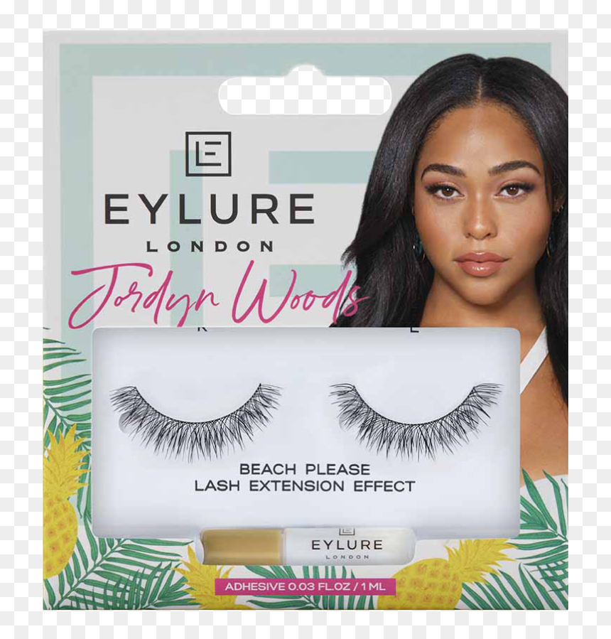 Jordyn Woods Beach Please - Eylure Lashes Jordyn Woods, HD Png Download - fake eyelashes png