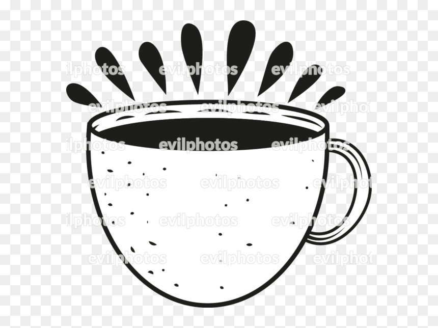 Coffe Drawing Vector And Stock Photo - Drawing, HD Png Download - spoon vector png