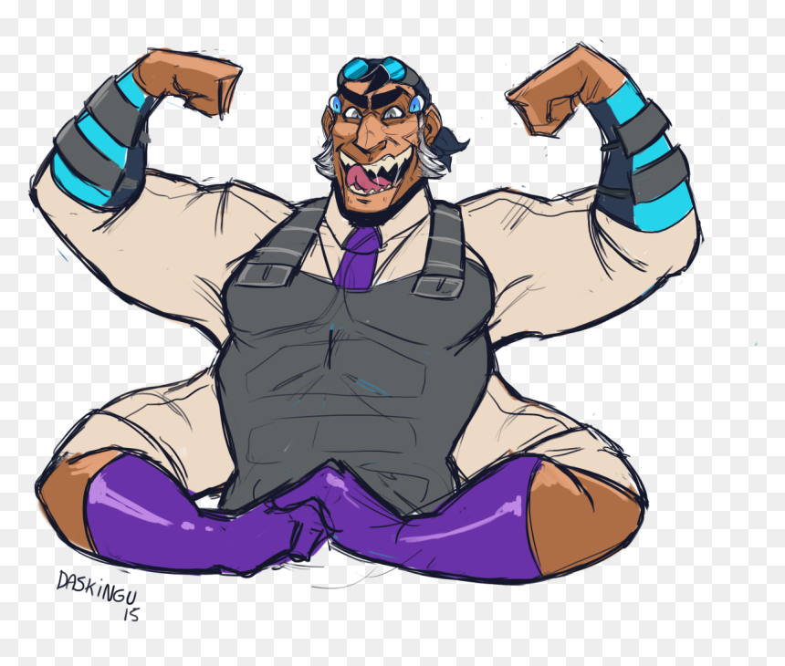 Look At This Bloody Incredible Drawing Of Cardiomegaly - Tf2 Heavy Classic, HD Png Download - bloody rose png