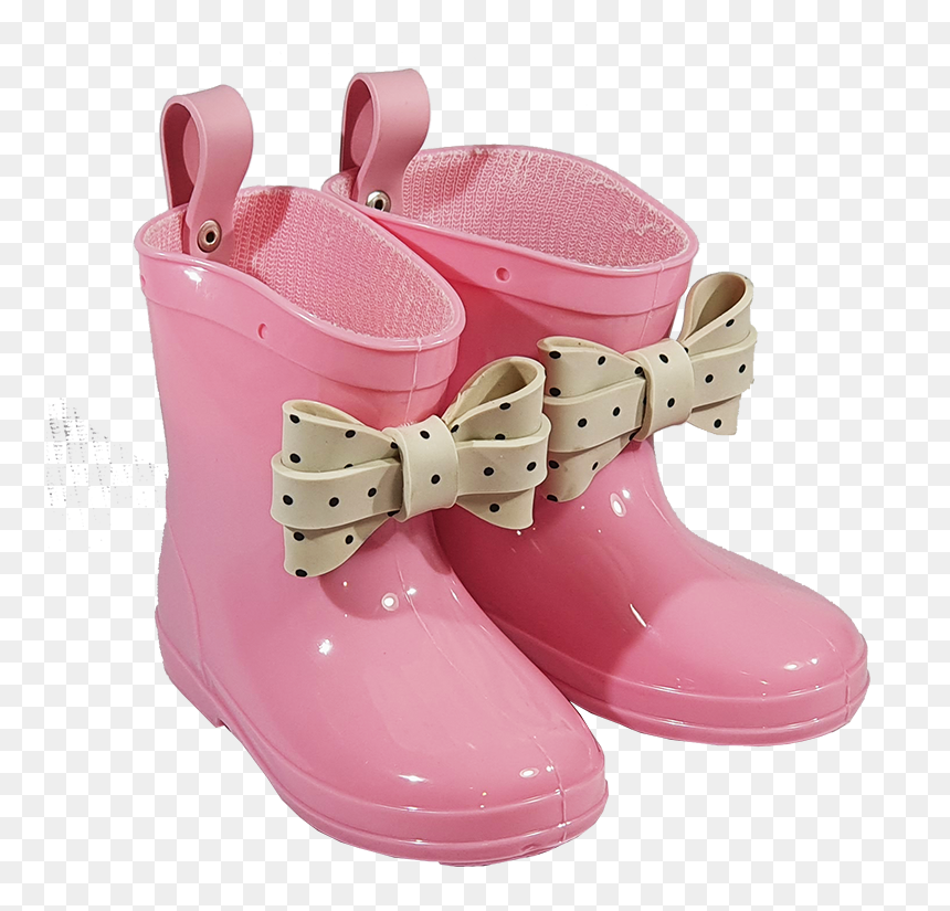Rain Boot, HD Png Download - moño rosa png