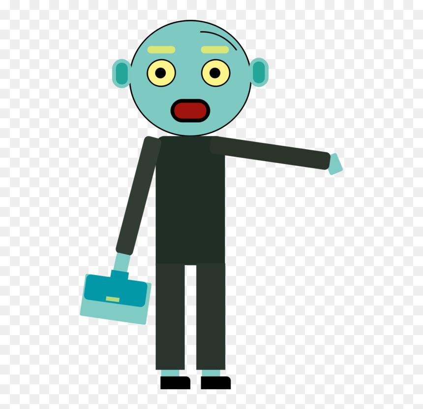 Human Character - Clip Art, HD Png Download - cartoon zombie png