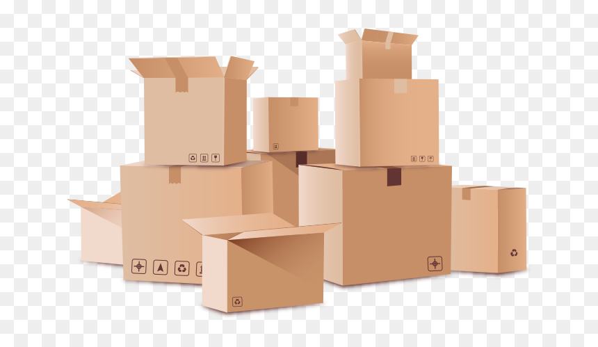 Encomienda Png, Transparent Png - cajas png