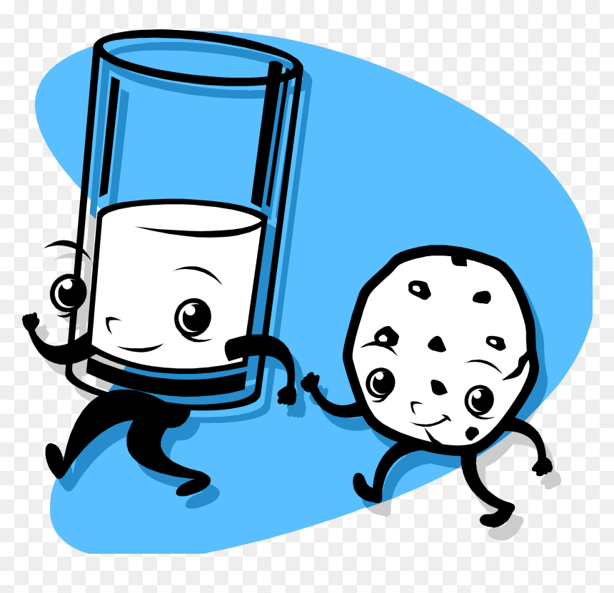 Milk And Cookies - Cookie, HD Png Download - milk and cookies png