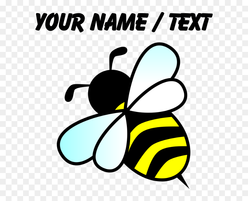Custom Bumble Bee Baby Pajamas - Bumble Bee Clipart Png, Transparent Png - bee silhouette png