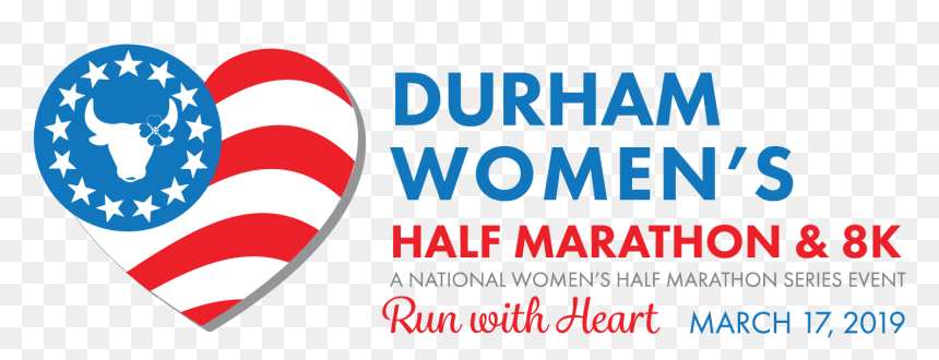 2019 Durham Women"s Half Marathon & 8k - Circle, HD Png Download - half heart png