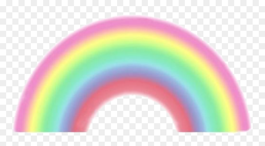 Transparent Pastel Rainbow Png - Circle, Png Download - pastel rainbow png