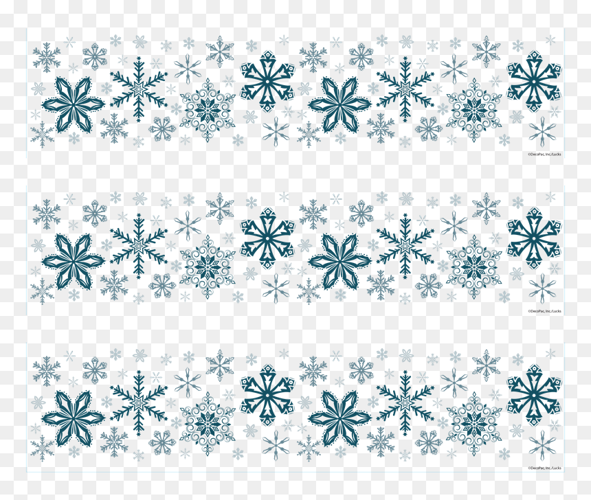 Sweet Life Snowflakes Photo Cake, HD Png Download - falling snowflakes png