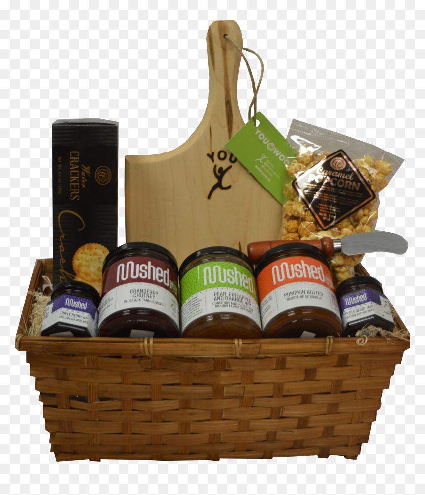Cutting Board Gift Basket , Png Download - Cutting Board Gift Basket, Transparent Png - gift basket png