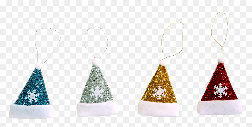 Earrings, HD Png Download - gorro de natal png