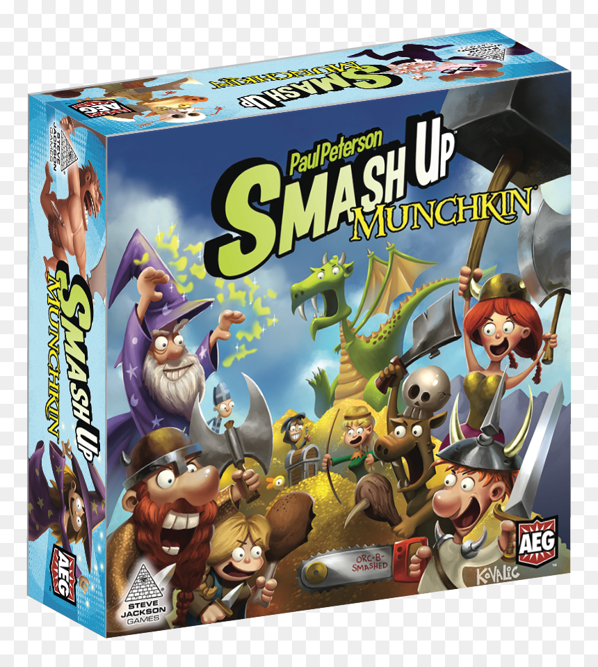 Smash Up Munchkin 3d Box - Smash Up Munchkin, HD Png Download - 3d box png