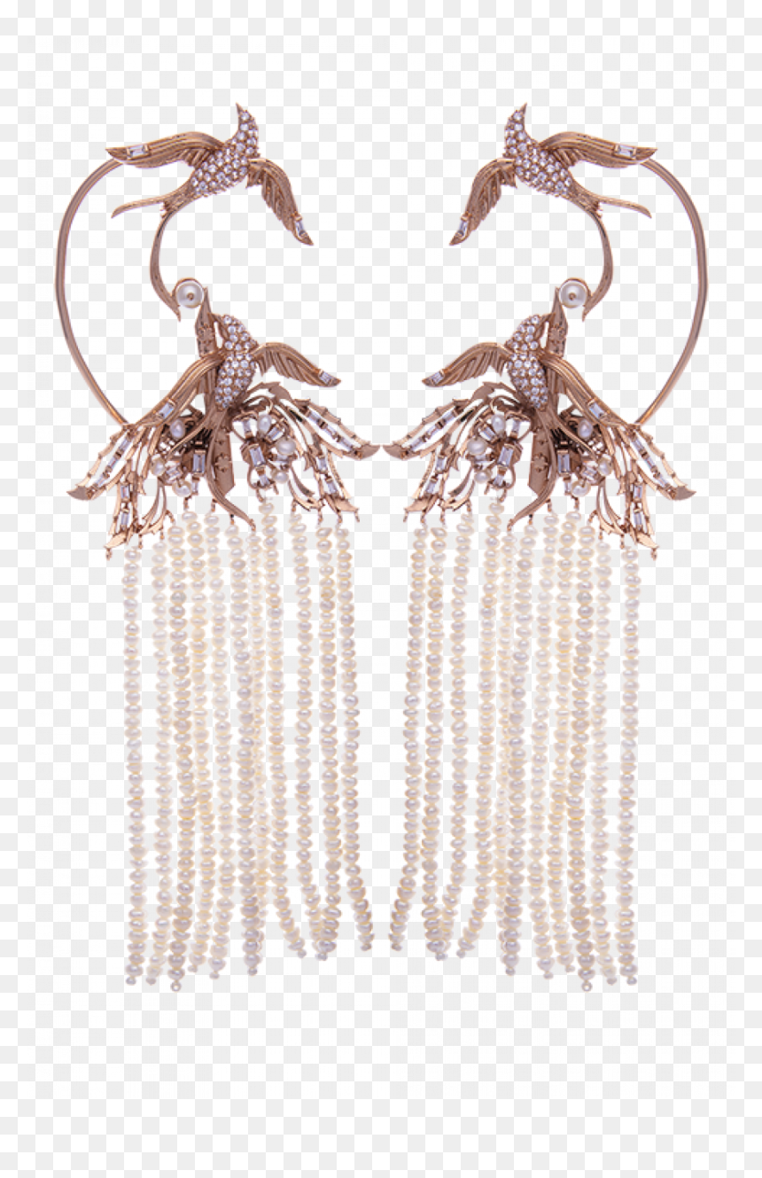 Earrings, HD Png Download - gold chandelier png