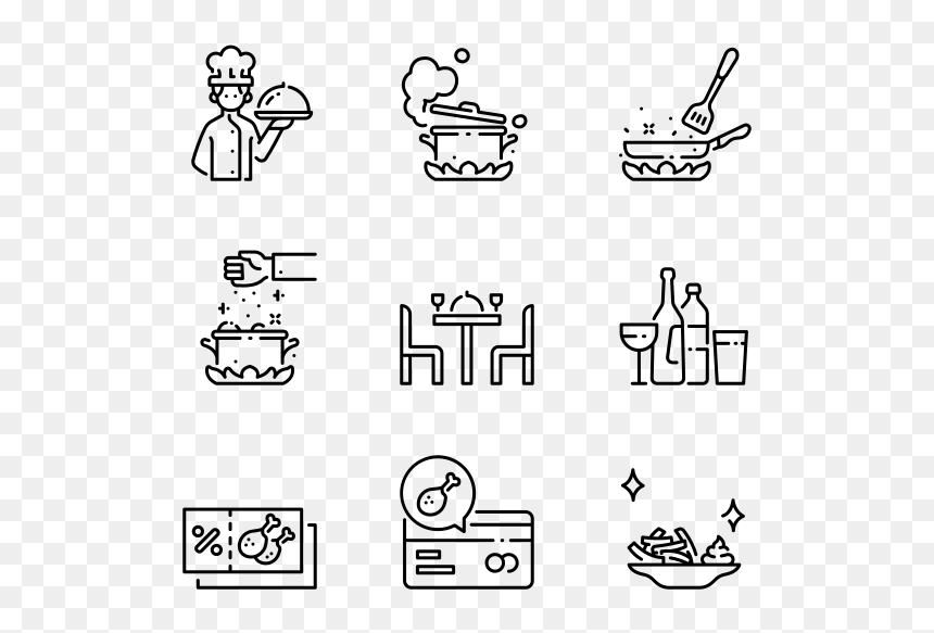 Industry Icons Png, Transparent Png - dining png