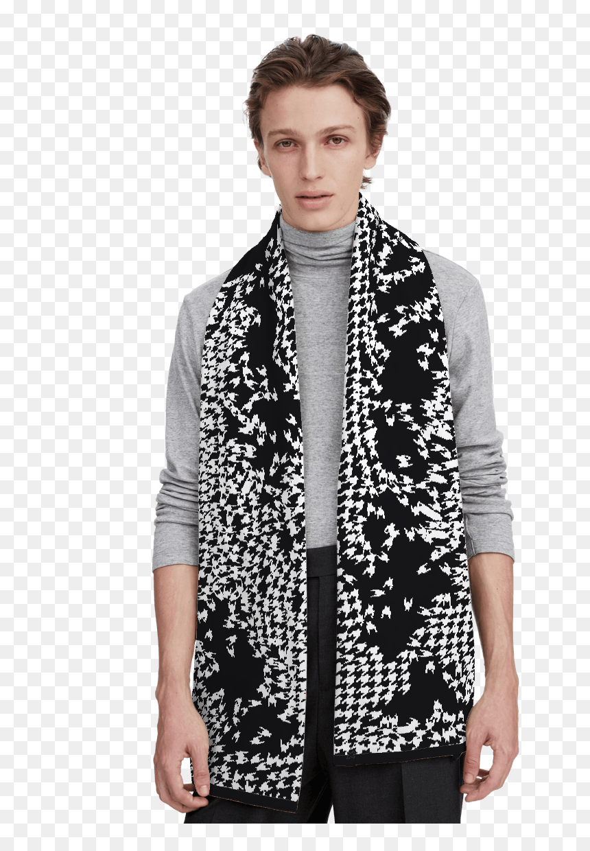Scarf, HD Png Download - houndstooth png