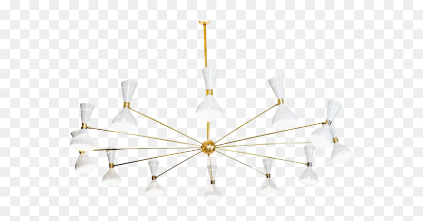 Brass And Ivory Chandelier - Chandelier, HD Png Download - gold chandelier png