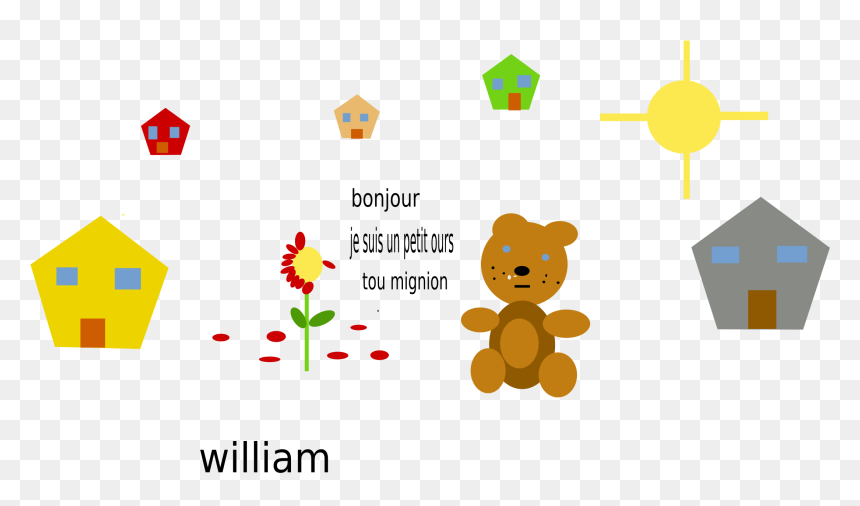 My Home In Switzerland Bis - Cartoon, HD Png Download - bonjour png