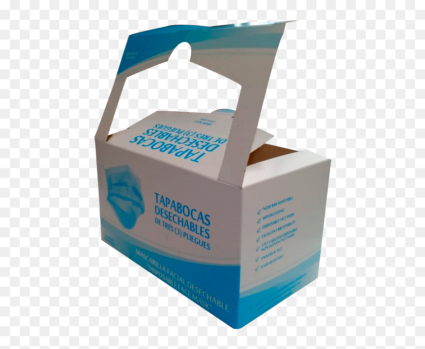 Caja De Tapbocas Png, Transparent Png - cajas png
