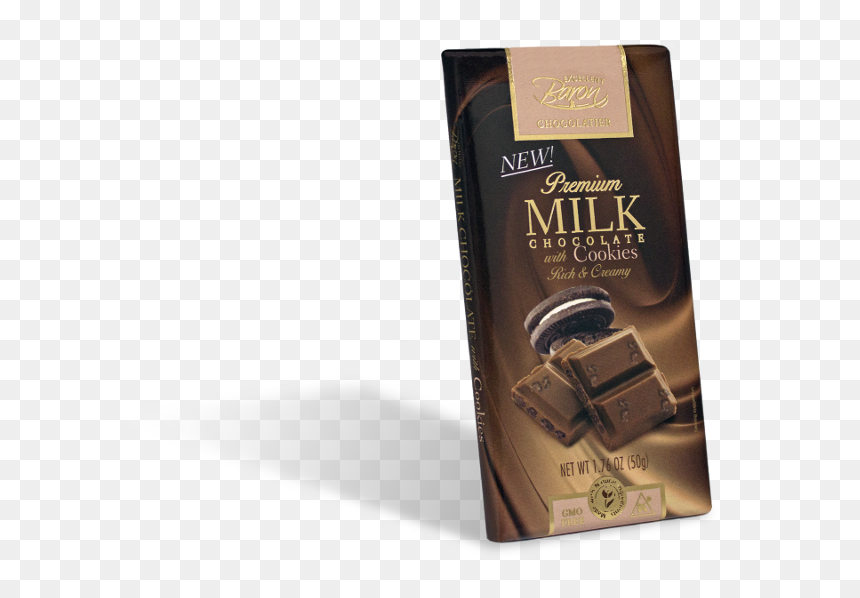 Milk With Cookies - Chocolate, HD Png Download - milk and cookies png