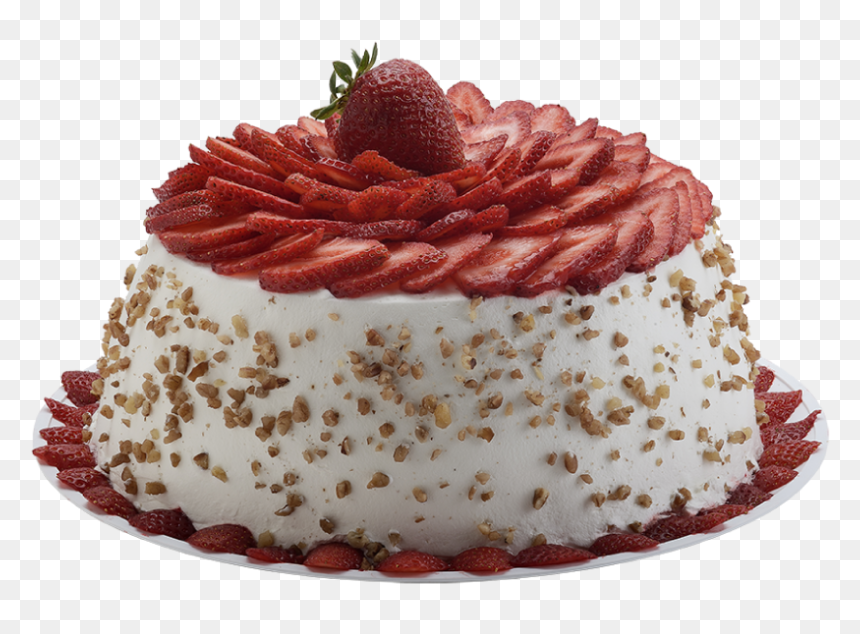 Fresas Con Crema - Fruit Cake, HD Png Download - fresas png
