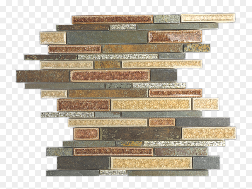 Art Glass Botanical Slate Slate Stone Tile - Stairs, HD Png Download - stone floor png