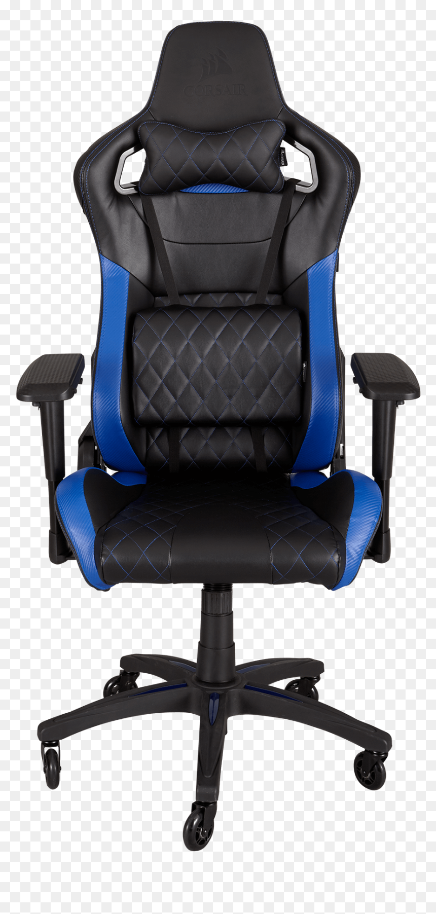 Corsair Gaming Chair , Png Download - Corsair T1 Race Gaming Chair Black Blue, Transparent Png - gaming chair png