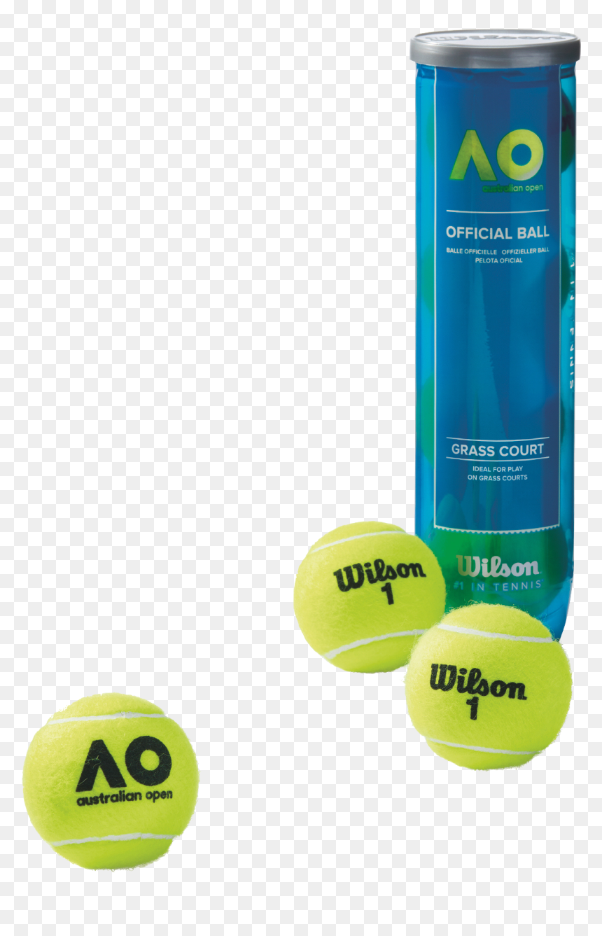 Wilson Ao Tennis Balls - Ao Wilson Ball, HD Png Download - tennis court png
