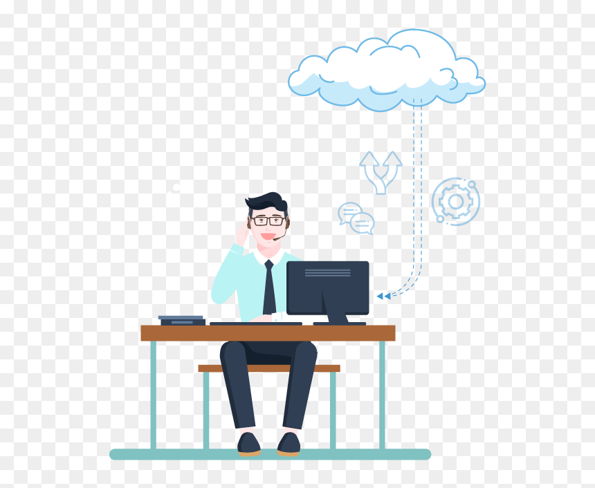 Cloud Contact Center - Call Center, HD Png Download - call center png