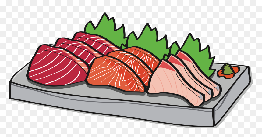 Sashimi Assortment Big Image - Japanese Fish Food Clipart, HD Png Download - sashimi png