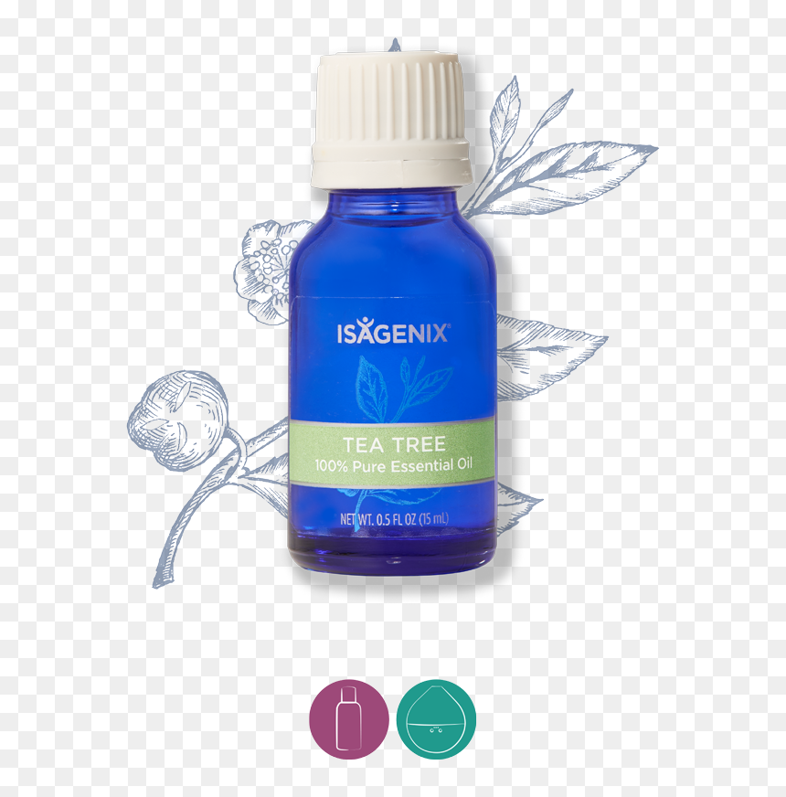 Isagenix Lemon Essential Oil, HD Png Download - tea tree png