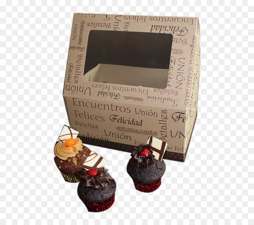 Cajas Cupcake X6 - Cupcake, HD Png Download - cajas png
