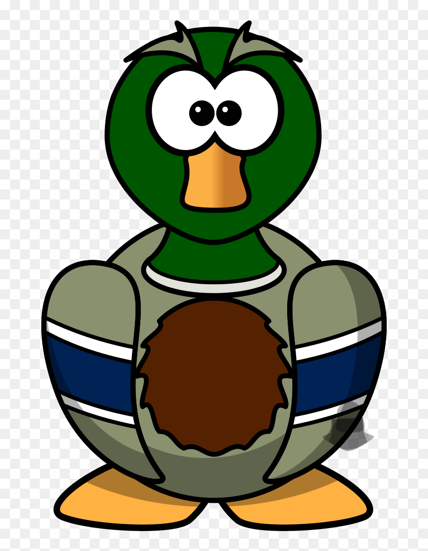 Cartoon Duck Svg Clip Arts - Cartoon Duck Clipart, HD Png Download - cartoon duck png